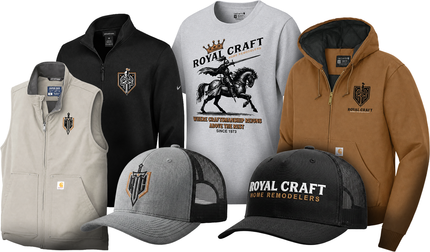 Royal Craft custom apparel set